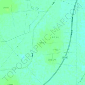 Mapa topográfico Panyingxicun, altitud, relieve