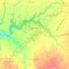 Mapa topográfico Mahanadiong, altitud, relieve