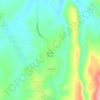 Mapa topográfico Windy Point, altitud, relieve