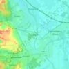 Mapa topográfico Lüggau, altitud, relieve