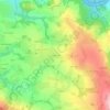 Mapa topográfico Croas ar Guilly, altitud, relieve