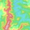 Mapa topográfico Turon Gates, altitud, relieve