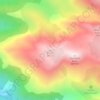 Mapa topográfico Pinaré, altitud, relieve