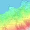Mapa topográfico Buen Paso, altitud, relieve