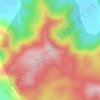 Mapa topográfico Doro Malo, altitud, relieve