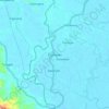 Mapa topográfico Patimuan, altitud, relieve
