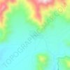 Mapa topográfico La Higuera, altitud, relieve