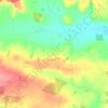 Mapa topográfico Over Worton, altitud, relieve