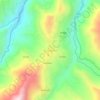 Mapa topográfico Chicaloma, altitud, relieve