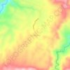 Mapa topográfico Las Placetas, altitud, relieve