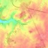 Mapa topográfico Piétrebais, altitud, relieve