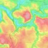 Mapa topográfico Roc de Tripadou, altitud, relieve