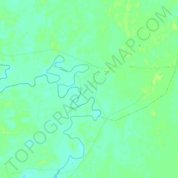 Mapa topográfico Михайловка, altitud, relieve