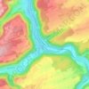 Mapa topográfico Betra, altitud, relieve
