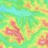 Mapa topográfico La Guizonie, altitud, relieve