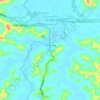 Mapa topográfico Sapinit, altitud, relieve