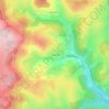 Mapa topográfico Bonnabaud, altitud, relieve