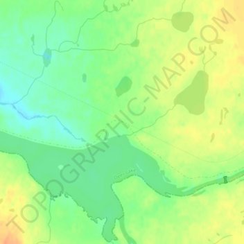 Mapa topográfico Northern, altitud, relieve