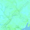 Mapa topográfico Malangke Barat, altitud, relieve