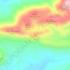 Mapa topográfico El Caracol, altitud, relieve