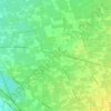 Mapa topográfico Les Vignères, altitud, relieve