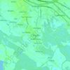 Mapa topográfico Bulakan, altitud, relieve