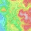 Mapa topográfico Pisogno, altitud, relieve