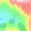 Mapa topográfico Cedar Slope, altitud, relieve