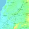Mapa topográfico San Ildefonso, altitud, relieve
