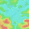 Mapa topográfico Stormy Lake, altitud, relieve