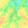 Mapa topográfico La Civrenière, altitud, relieve