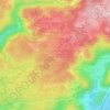 Mapa topográfico Pré Boichey, altitud, relieve