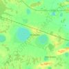 Mapa topográfico Петухово, altitud, relieve