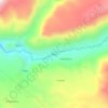 Mapa topográfico Rupac, altitud, relieve