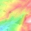 Mapa topográfico Ehmej, altitud, relieve