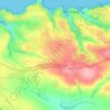 Mapa topográfico Trelights, altitud, relieve
