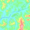 Mapa topográfico São Domingos, altitud, relieve