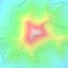 Mapa topográfico Cerro Chorolque, altitud, relieve