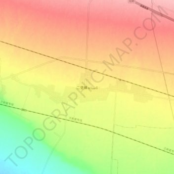 Mapa topográfico Astane, altitud, relieve