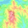 Mapa topográfico Medroa, altitud, relieve