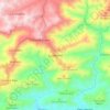 Mapa topográfico Guaremal, altitud, relieve