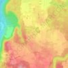 Mapa topográfico Hailafing, altitud, relieve