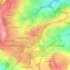 Mapa topográfico New Kyo, altitud, relieve