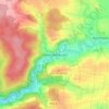 Mapa topográfico Gollmuthhausen, altitud, relieve