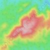 Mapa topográfico Lockwood Peak, altitud, relieve