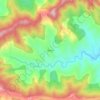 Mapa topográfico Ghisar, altitud, relieve