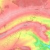 Mapa topográfico Lesve, altitud, relieve