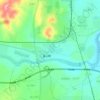 Mapa topográfico Cishan'erjiecun, altitud, relieve