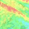 Mapa topográfico Coët er Harv, altitud, relieve