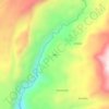 Mapa topográfico Isla, altitud, relieve